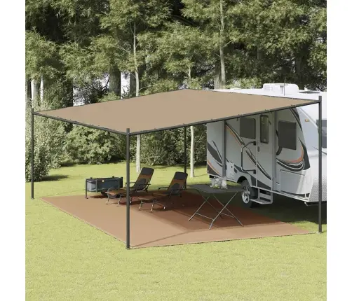 Palapinės Kilimėlis, Taupe Spalvos, 400X700cm Hdpe