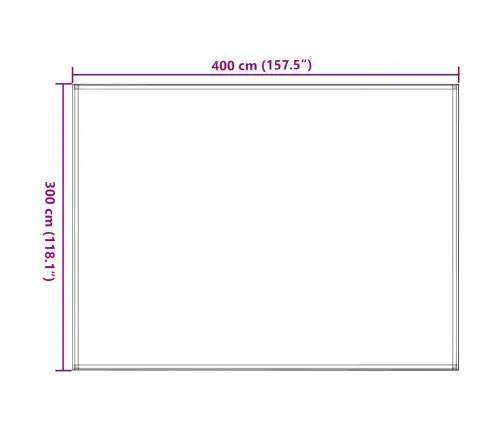 Telgivaip 300 X 400 cm Must