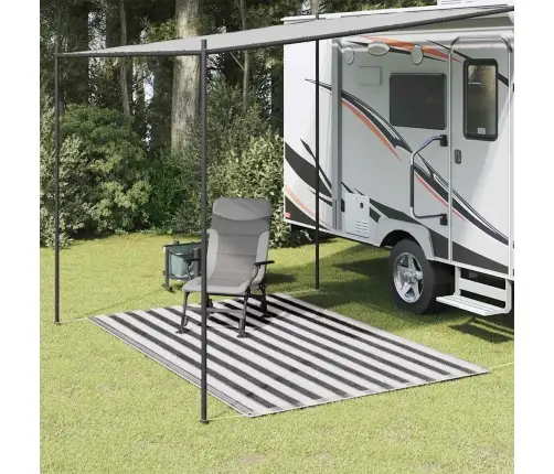 Telgimatt, 250 X 300 cm Antratsiithall Ja Valge