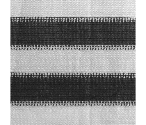 Balkona Aizslietnis, 90X300 Cm, Antracītpelēks Un Balts Hdpe Vidaxl