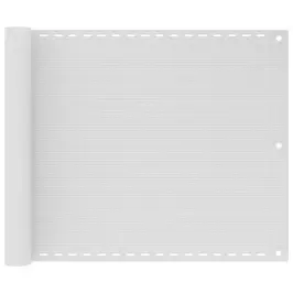 Balkona Aizslietnis, 75X300 Cm, Balts Hdpe Vidaxl