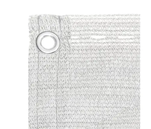 Rõdusirm, Valge, 120 X 600 cm Hdpe