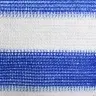 Balkona Aizslietnis, 75X500 Cm, Zils Un Balts Hdpe Vidaxl