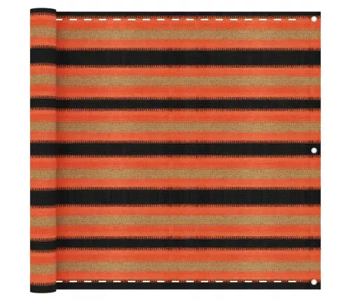 Balkona Aizslietnis, 90X500 Cm, Daudzkrāsains Hdpe Vidaxl