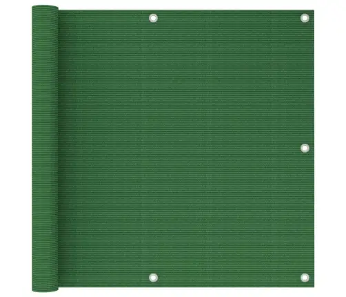 Balkona Aizslietnis, 90X500 Cm, Gaiši Zaļš Hdpe Vidaxl