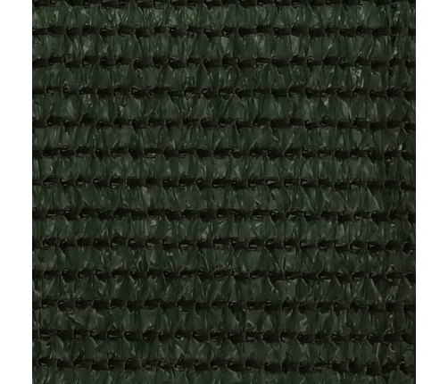 Balkona Aizslietnis, 75X500 Cm, Tumši Zaļš Hdpe Vidaxl