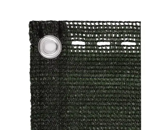 Balkona Aizslietnis, 75X500 Cm, Tumši Zaļš Hdpe Vidaxl