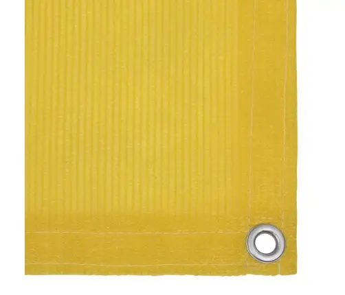 Balkona Aizslietnis, 75X400 Cm, Dzeltens Hdpe Vidaxl