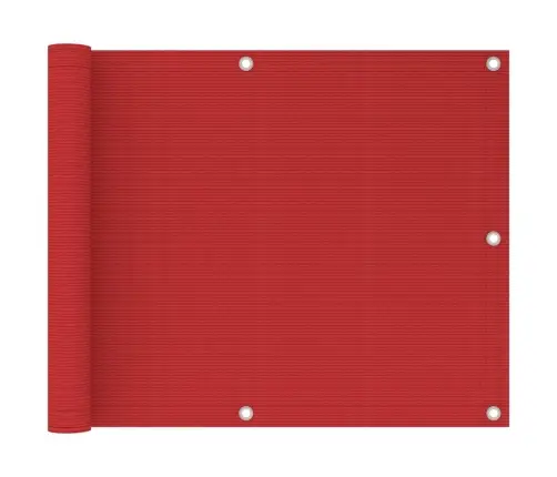 Rõdusirm, Punane, 75 X 300 cm Hdpe