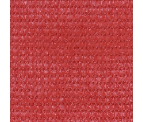 Balkona Aizslietnis, 75X300 Cm, Sarkans Hdpe Vidaxl