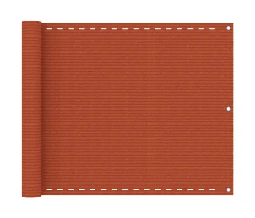 Rõdusirm, Oranž, 75 X 500 cm Hdpe