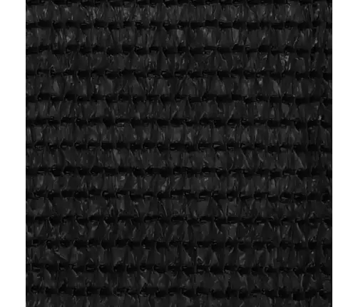 Balkona Aizslietnis, 75X600 Cm, Melns Hdpe Vidaxl