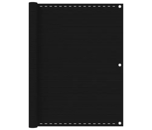 Rõdusirm, Must, 120 X 600 cm Hdpe