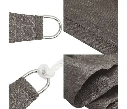 Saulessargs, 160 G/M², Antracītpelēks, 2,5X3 M, Hdpe Vidaxl