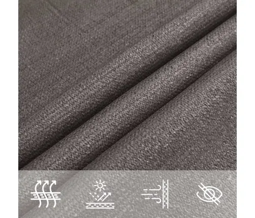 Päikesepuri 160 G/M² Antratsiithall 5 X 8 M Hdpe