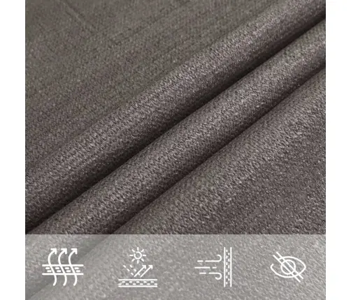 Uždanga Nuo Saulės, Antracito Spalvos, 4/5X3M, Hdpe, 160G/M²