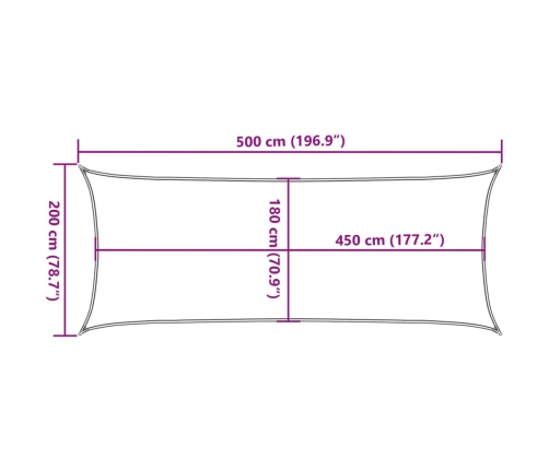 Saulessargs, 160 G/M², Bēšs, 2X5 M, Hdpe Vidaxl