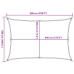 Saulessargs, 160 G/M², Bēšs, 5X6 M, Hdpe Vidaxl