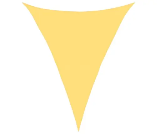 Päikesepuri 160 G/M² Beež, 4 X 5 X 5 M, Hdpe