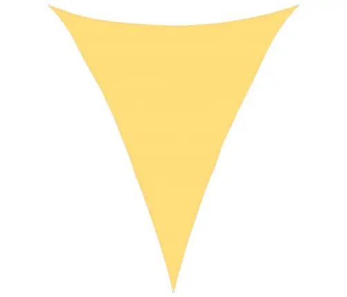 Saulessargs, 160 G/M², Bēšs, 5X6X6 M, Hdpe Vidaxl