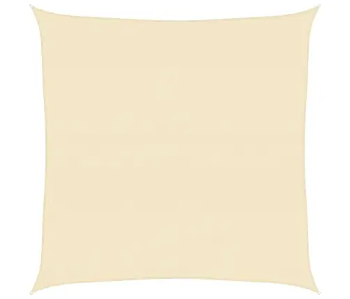Uždanga Nuo Saulės, Kreminės Spalvos, 6X6M, Hdpe, 160G/M²