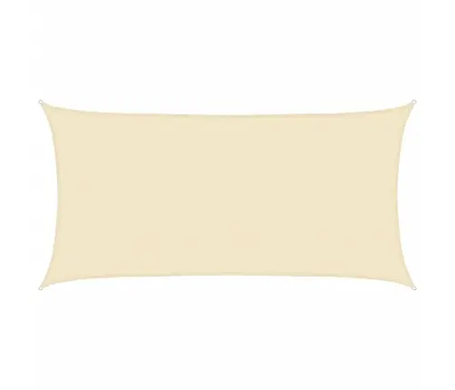 Saulessargs, 160 G/M², Krēmkrāsas, 2X3,5 M, Hdpe Vidaxl