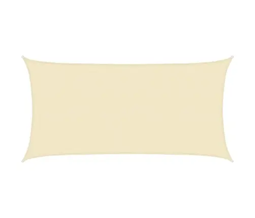 Saulessargs, 160 G/M², Krēmkrāsas, 2,5X4,5 M, Hdpe Vidaxl