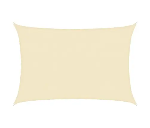 Saulessargs, 160 G/M², Krēmkrāsas, 4X5 M, Hdpe Vidaxl