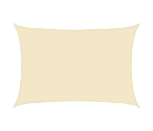 Saulessargs, 160 G/M², Krēmkrāsas, 5X7 M, Hdpe Vidaxl