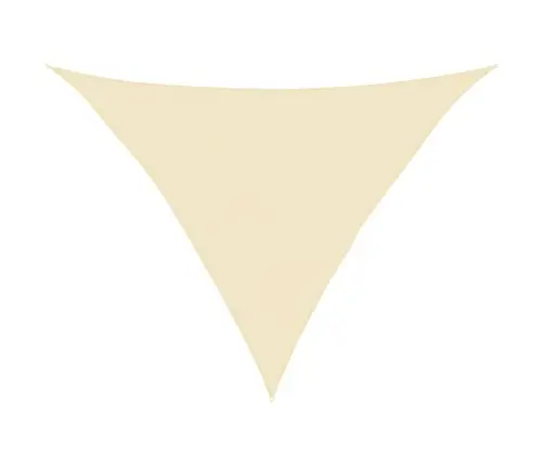 Saulessargs, 160 G/M², Krēmkrāsas, 2,5X2,5X3,5 M, Hdpe Vidaxl