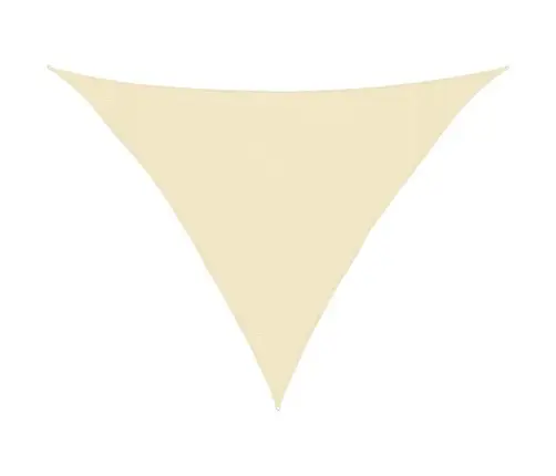 Saulessargs, 160 G/M², Krēmkrāsas, 3X3X4,2 M, Hdpe Vidaxl