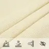 Saulessargs, 160 G/M², Krēmkrāsas, 3X3X4,2 M, Hdpe Vidaxl