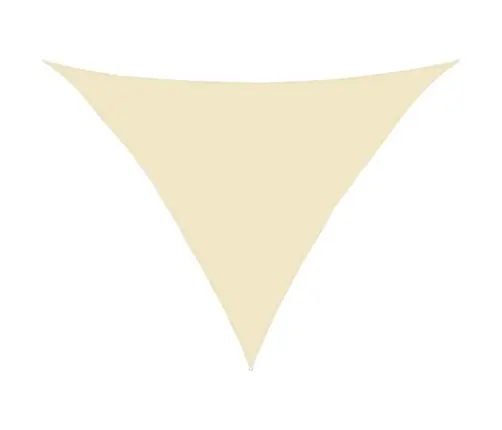 Saulessargs, 160 G/M², Krēmkrāsas, 5X5X6 M, Hdpe Vidaxl