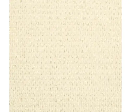 Saulessargs, 160 G/M², Krēmkrāsas, 5X5X6 M, Hdpe Vidaxl