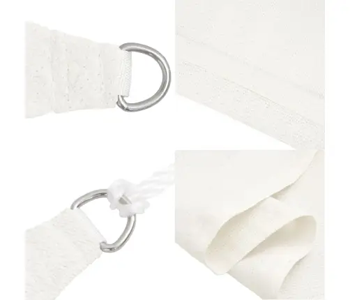 Saulessargs, 160 G/M², Balts, 5X5 M, Hdpe Vidaxl