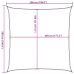 Uždanga Nuo Saulės, Baltos Spalvos, 5X5M, Hdpe, 160G/M²