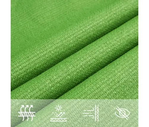 Saulessargs, 160 G/M², Gaiši Zaļš, 2X4,5 M, Hdpe Vidaxl