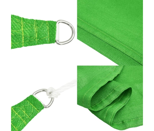 Saulessargs, 160 G/M², Gaiši Zaļš, 3X3X4,2 M, Hdpe Vidaxl