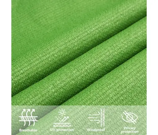 Uždanga Nuo Saulės, Šviesiai Žalia, 3X3X4,2M, Hdpe, 160G/M²