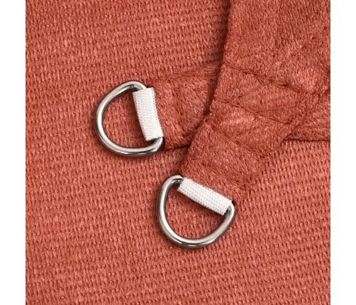 Uždanga Nuo Saulės, Terakota Spalvos, 2X2M, Hdpe, 160G/M²