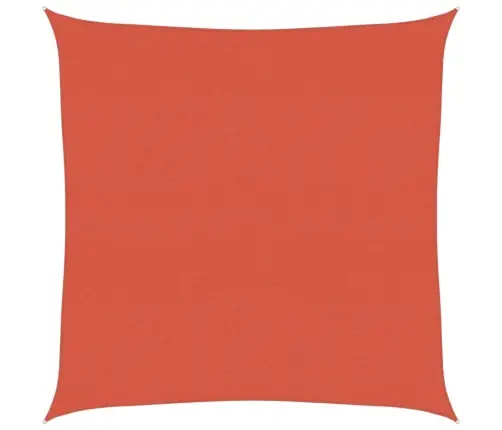 Saulessargs, 160 G/M², Sarkanbrūns, 6X6 M, Hdpe Vidaxl