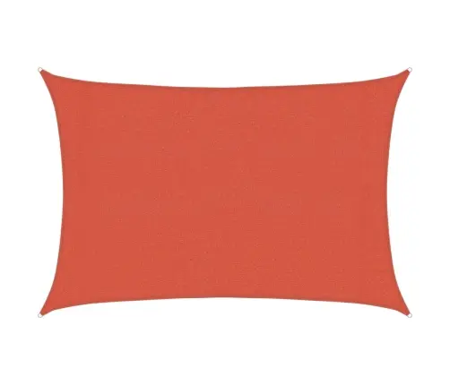 Saulessargs, 160 G/M², Sarkanbrūns, 3X5 M, Hdpe Vidaxl