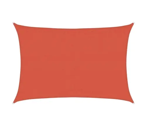 Saulessargs, 160 G/M², Taisnstūra, Sarkanbrūns, 3,5X4,5 M, Hdpe Vidaxl