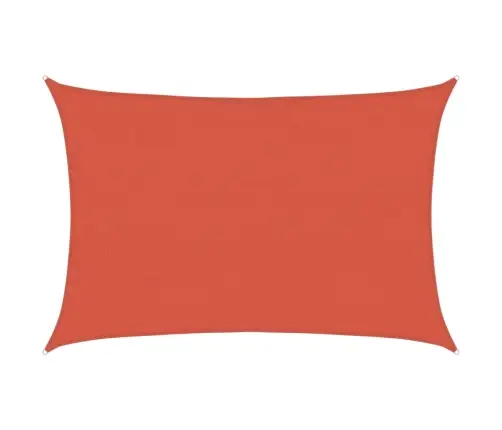 Saulessargs, 160 G/M², Sarkanbrūns, 4X6 M, Hdpe Vidaxl