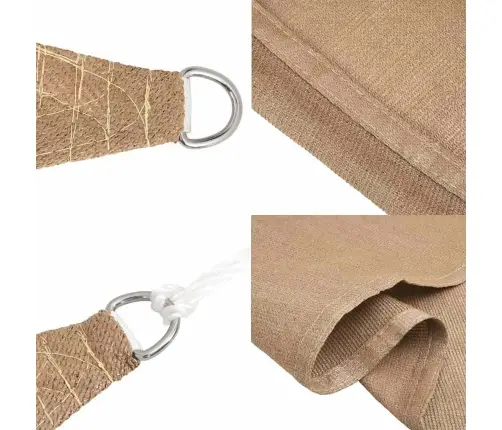 Päikesepuri 160 G/M² Pruunikashall 2 X 3,5 M Hdpe