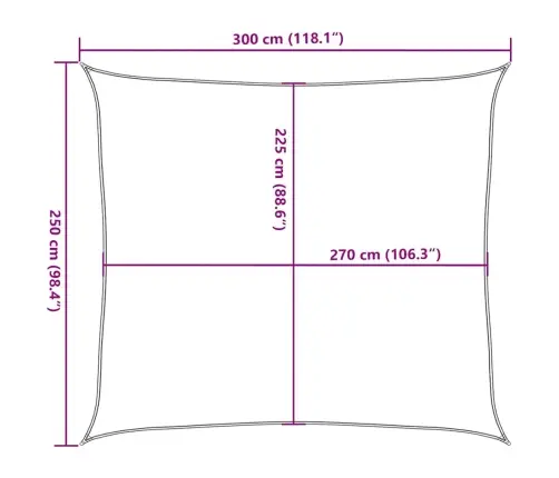 Saulessargs, 160 G/M², Pelēkbrūns, 2,5X3 M, Hdpe Vidaxl Saulessargs, 160 G/M², Pelēkbrūns, 2,5X3 M, Hdpe Vidaxl