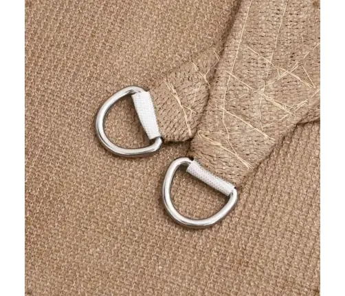 Saulessargs, 160 G/M², Pelēkbrūns, 3,5X4,5 M, Hdpe Vidaxl