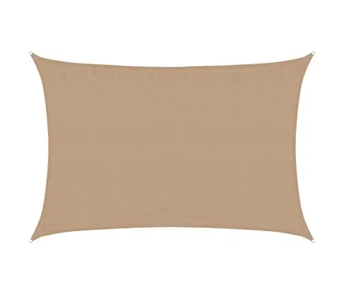 Saulessargs, 160 G/M², Pelēkbrūns, 4X6 M, Hdpe Vidaxl