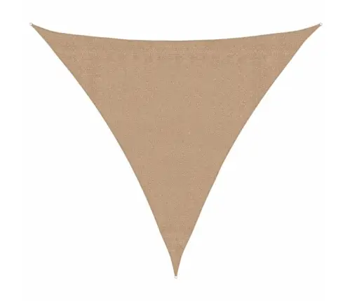 Saulessargs, 160 G/M², Pelēkbrūns, 3,6X3,6X3,6 M, Hdpe Vidaxl
