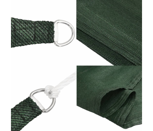 Saulessargs, 160 G/M², Tumši Zaļš, 4X4 M, Hdpe Vidaxl